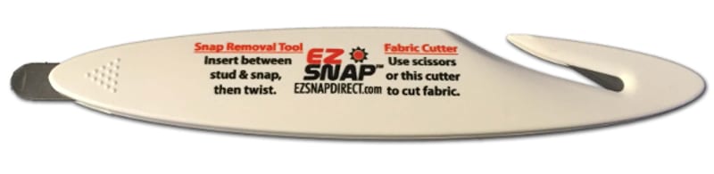 EZ Snap Removal tool with fabric cutter